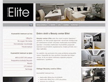 Tablet Screenshot of beauty-centar-elite.com